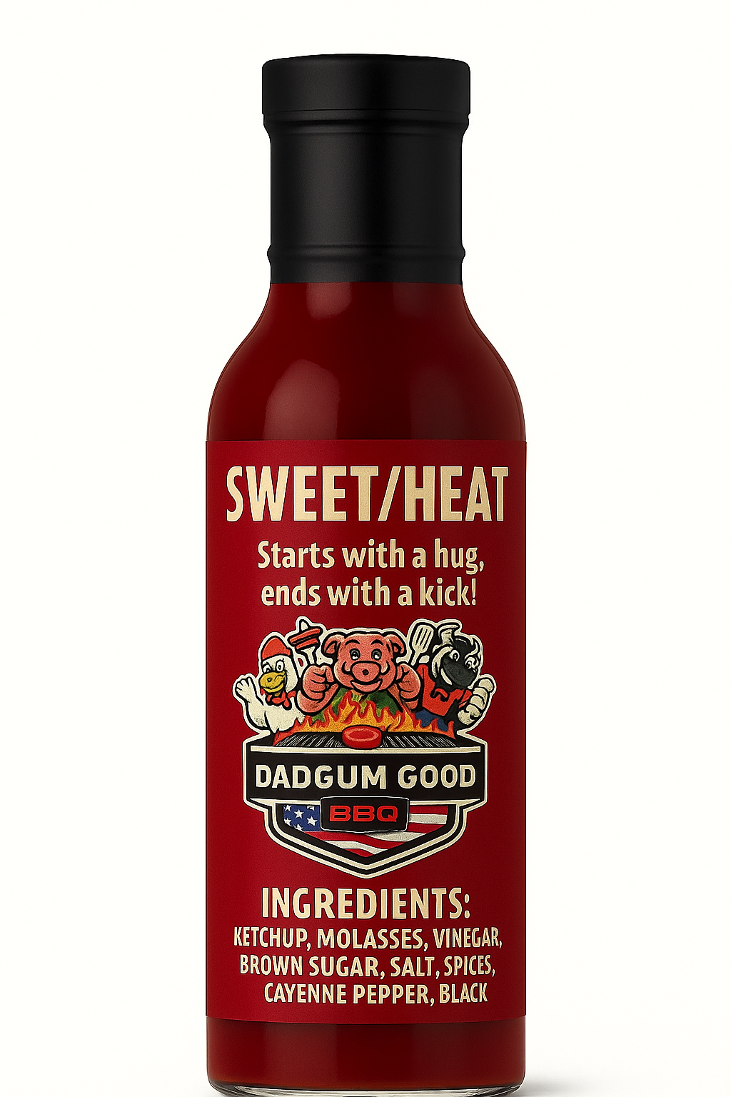🐷 Dadgum Good BBQ Sauce 3-Pack – Sweet, Sweet/Heat, Buff-Q 🔥